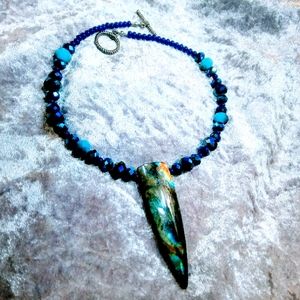 YOUniversal Gypsie - Labradorite/Lapis Necklace